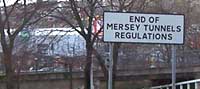 End of Mersey Tunnel Regulations