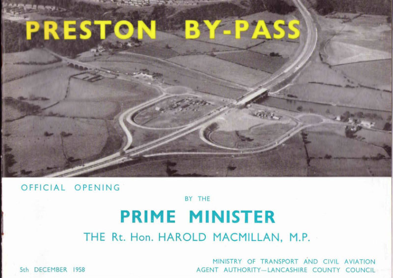 Booklet published to mark the official opening of the "Preston By-Pass"