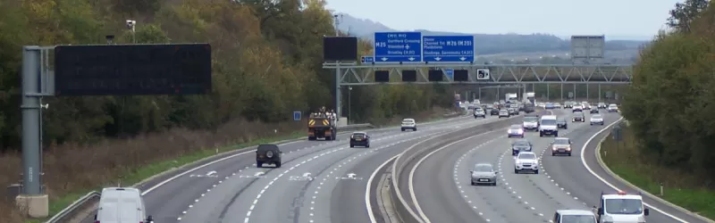 If the M25 can be a motorway without a hard shoulder, why can't the A30? Click to enlarge